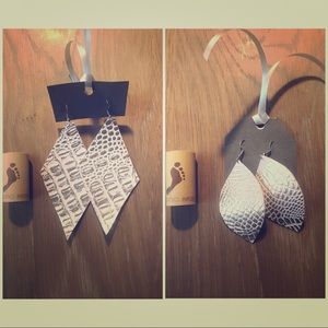 Oak City Dangles Faux Leather Earrings Bundle